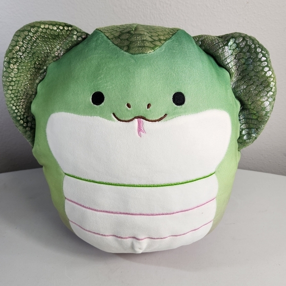 Squishmallows Khaled the Cobra Green 14" - Picture 1 of 7